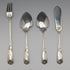 Antique British silver plate dessert set, Mappin & Webb, in case